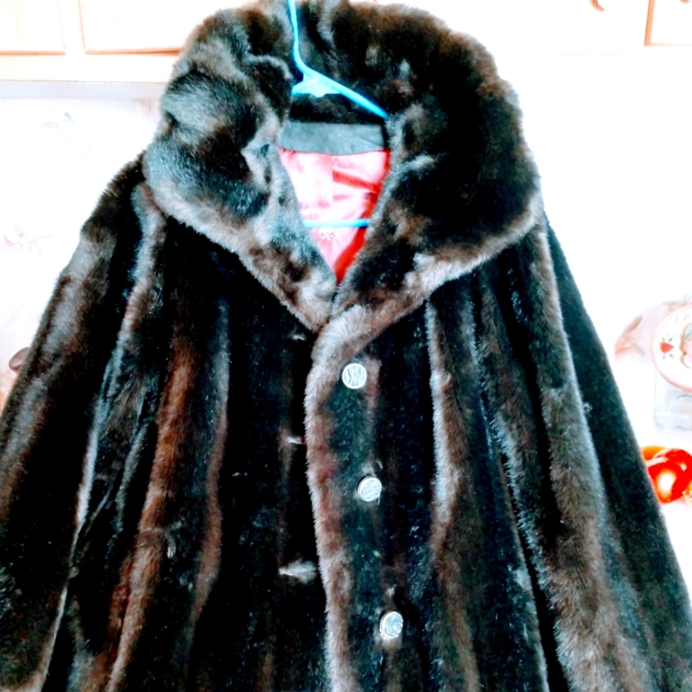 Vintage Faux Fur Coat